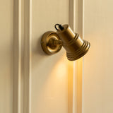 Divine Trends Brass Antique Finish Focus Wall Lamp with Double Movement