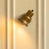 Divine Trends Brass Antique Finish Focus Wall Lamp with Double Movement