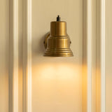 Divine Trends Brass Antique Finish Focus Wall Lamp with Double Movement