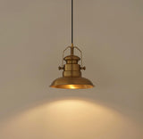 Divine Trends Sailors Antique Brass Hanging Lamp For Living Room | Hanging Lights for Living Room, Bedroom | Ceiling Lamps for Home Decoration- Pack of 1