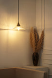 Divine Trends Diamond Cut Glass Pendant Hanging Light with Antique Brass Finish- Pack of 1