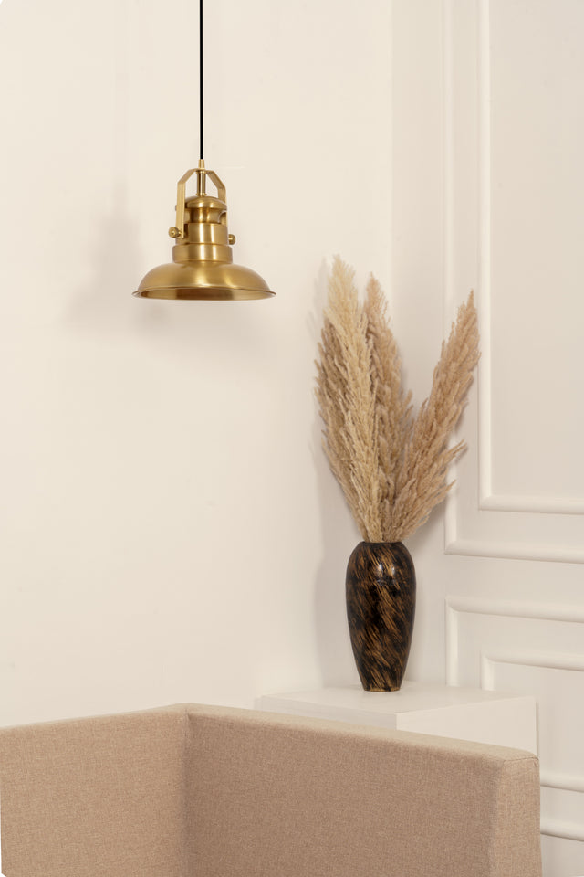 Divine Trends Sailors Antique Brass Hanging Lamp For Living Room | Hanging Lights for Living Room, Bedroom | Ceiling Lamps for Home Decoration- Pack of 1