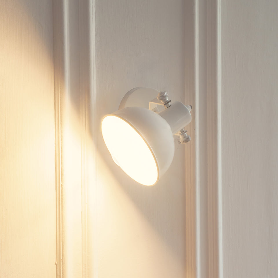 Divine Trends White Focus Wall Lamp with Rotation Adjustment