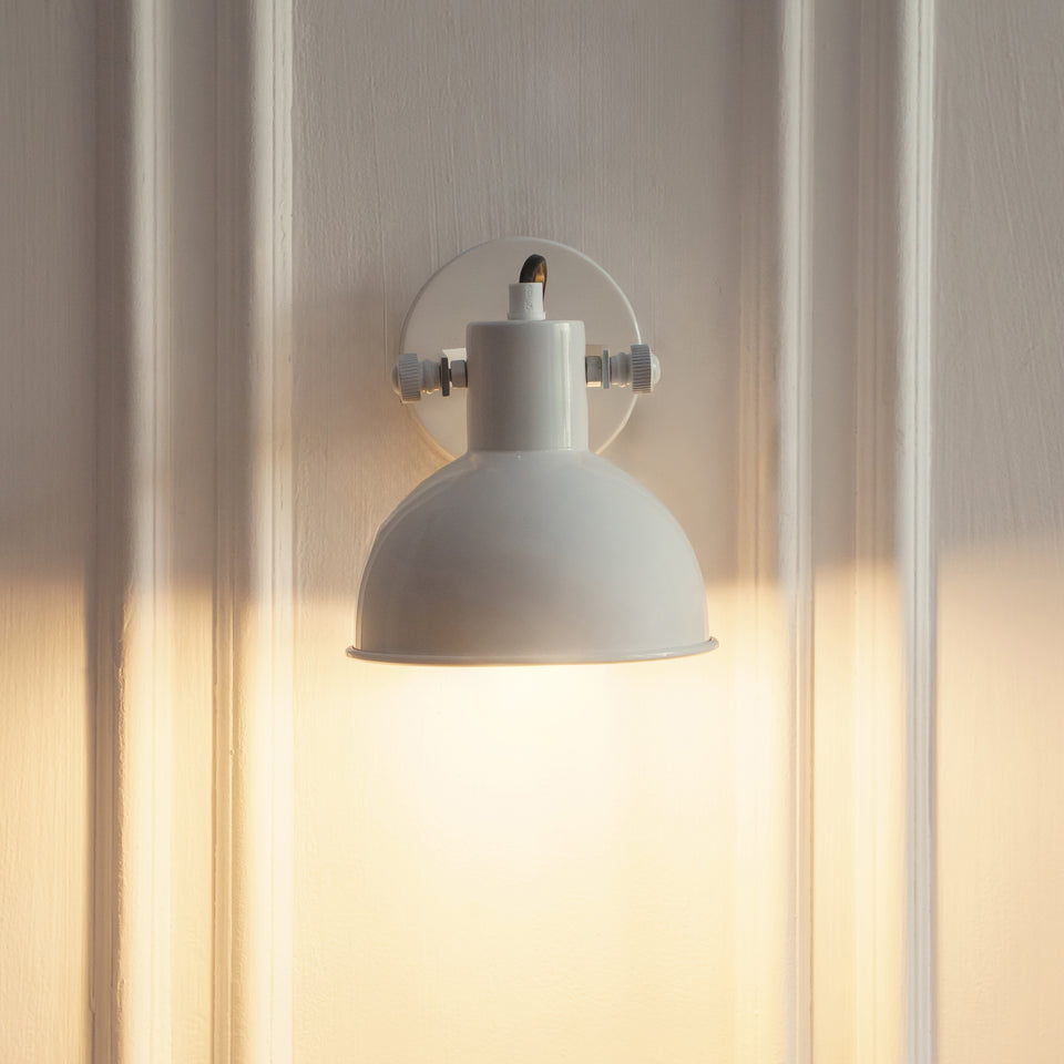 Divine Trends White Focus Wall Lamp with Rotation Adjustment