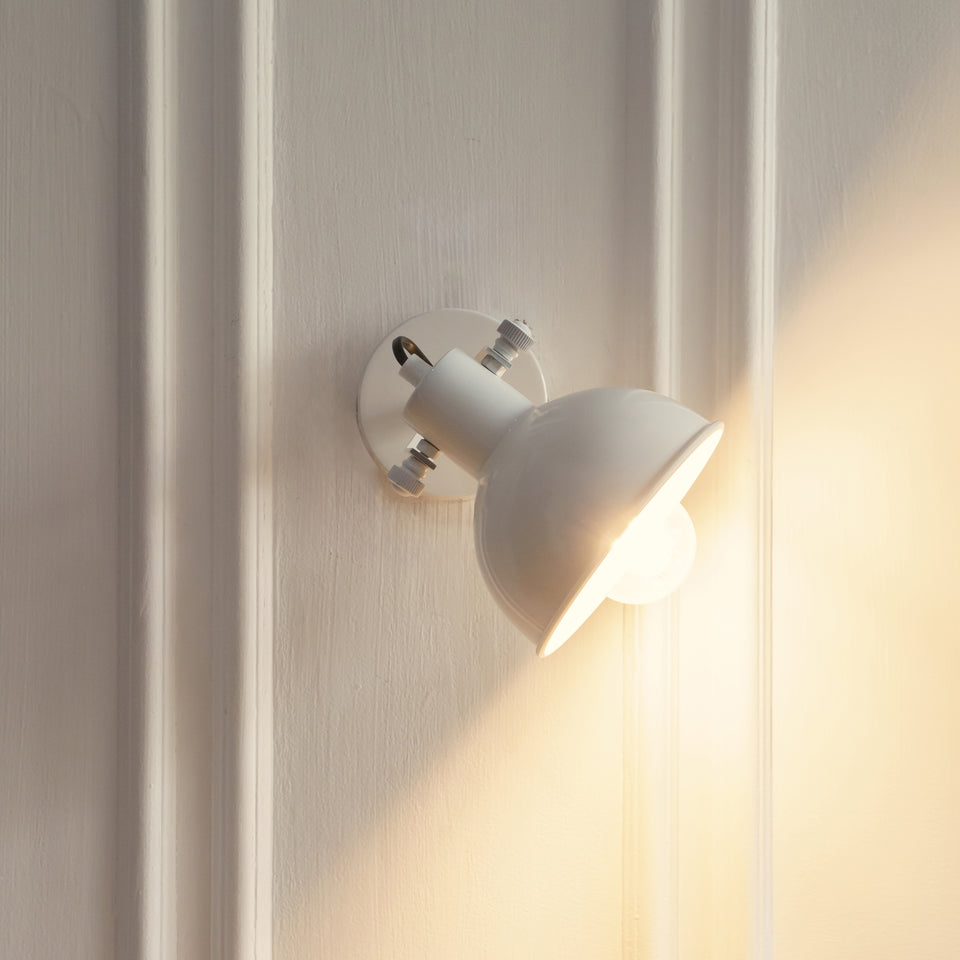 Divine Trends White Focus Wall Lamp with Rotation Adjustment