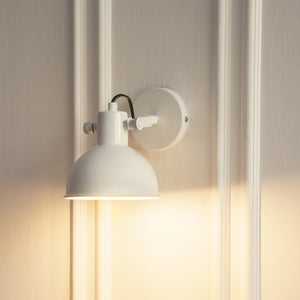Divine Trends White Focus Wall Lamp with Rotation Adjustment