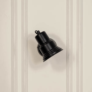 Divine Trends Black Polished Finish Focus Wall Lamp with Double Movement