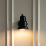 Divine Trends Black Polished Finish Focus Wall Lamp with Double Movement