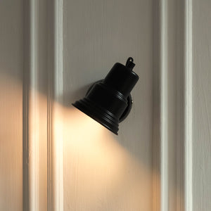 Divine Trends Black Polished Finish Focus Wall Lamp with Double Movement