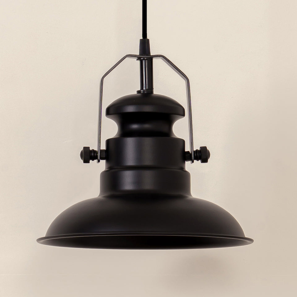 Divine Trends Sailors Polished Black Hanging Light For Living Room | Hanging Lights for Living Room, Bedroom | Ceiling Lamps for Home Decoration- Pack of 1
