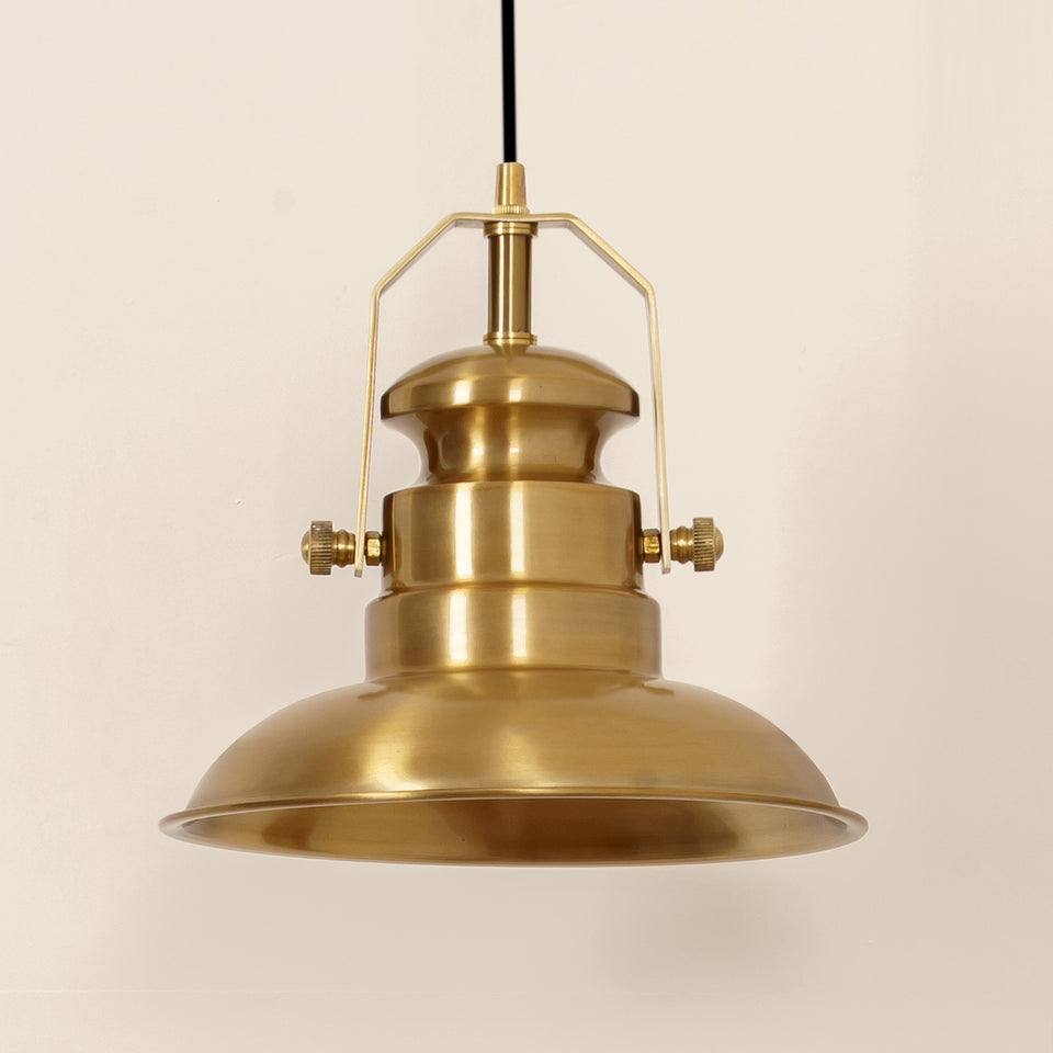 Divine Trends Sailors Antique Brass Hanging Lamp For Living Room | Hanging Lights for Living Room, Bedroom | Ceiling Lamps for Home Decoration- Pack of 1