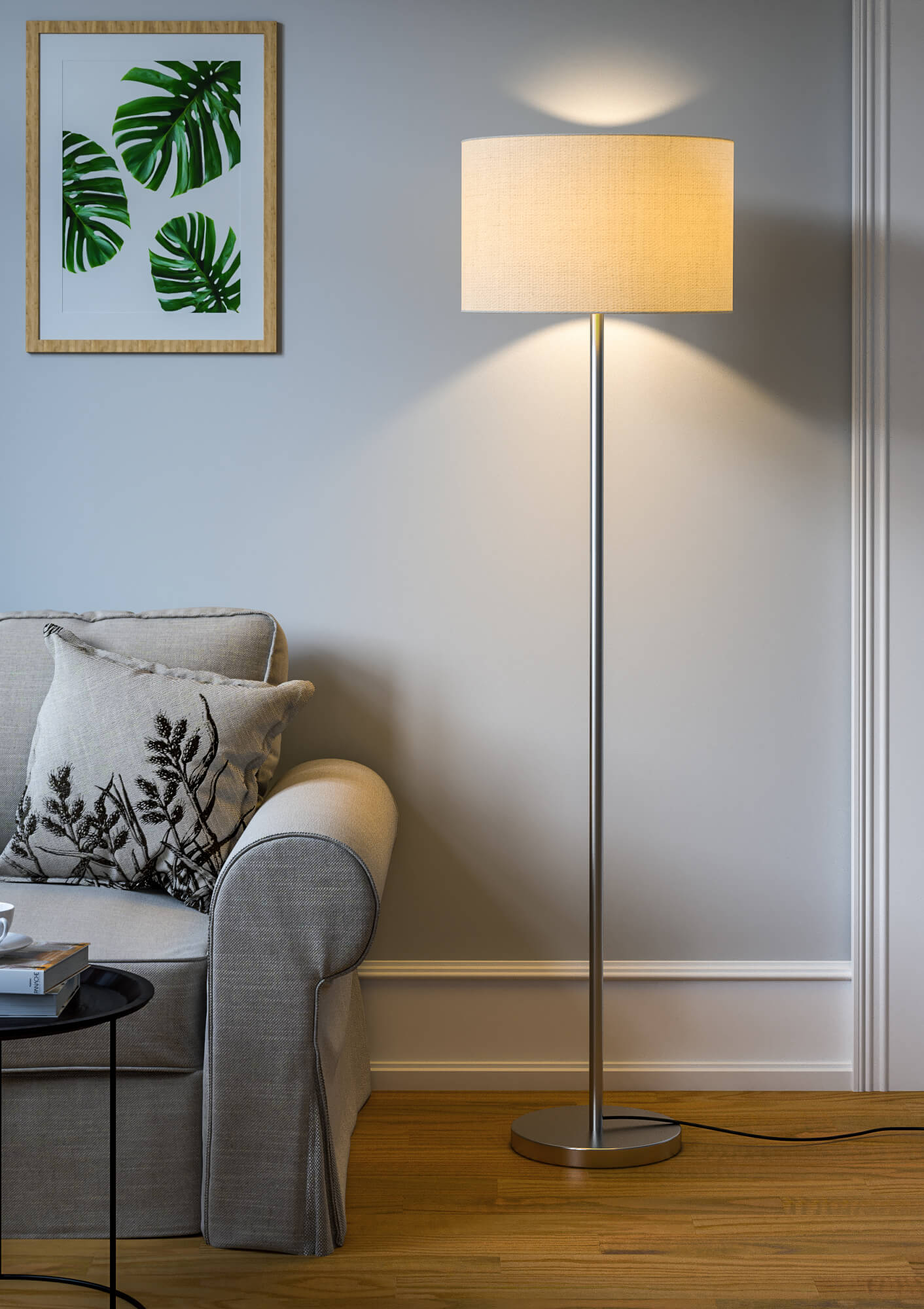 Modern Sleek Floor Lamp for Living Room: Illuminate with Style